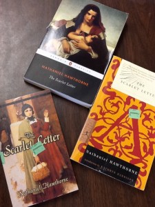 Three copies of "The Scarlet Letter" on the shelf at Goodwill. All new; never opened!