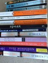 13 copies of books outlined in our curriculum mapping