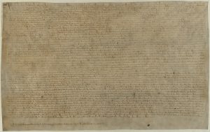 Copy of the Magna Carta on display at the British Library: Chttp://www.bl.uk/collection-items/magna-carta-1215