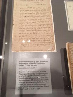 A Forgery: "Contemporary Letter from George Washington to Martha